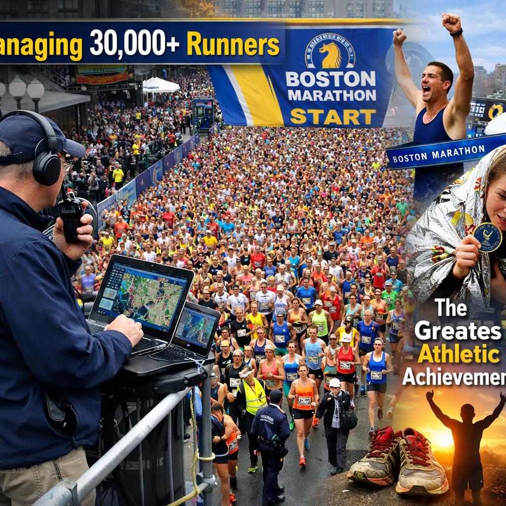 A crowd scientist is helping the Boston Marathon manage a growin Blank Meme Template