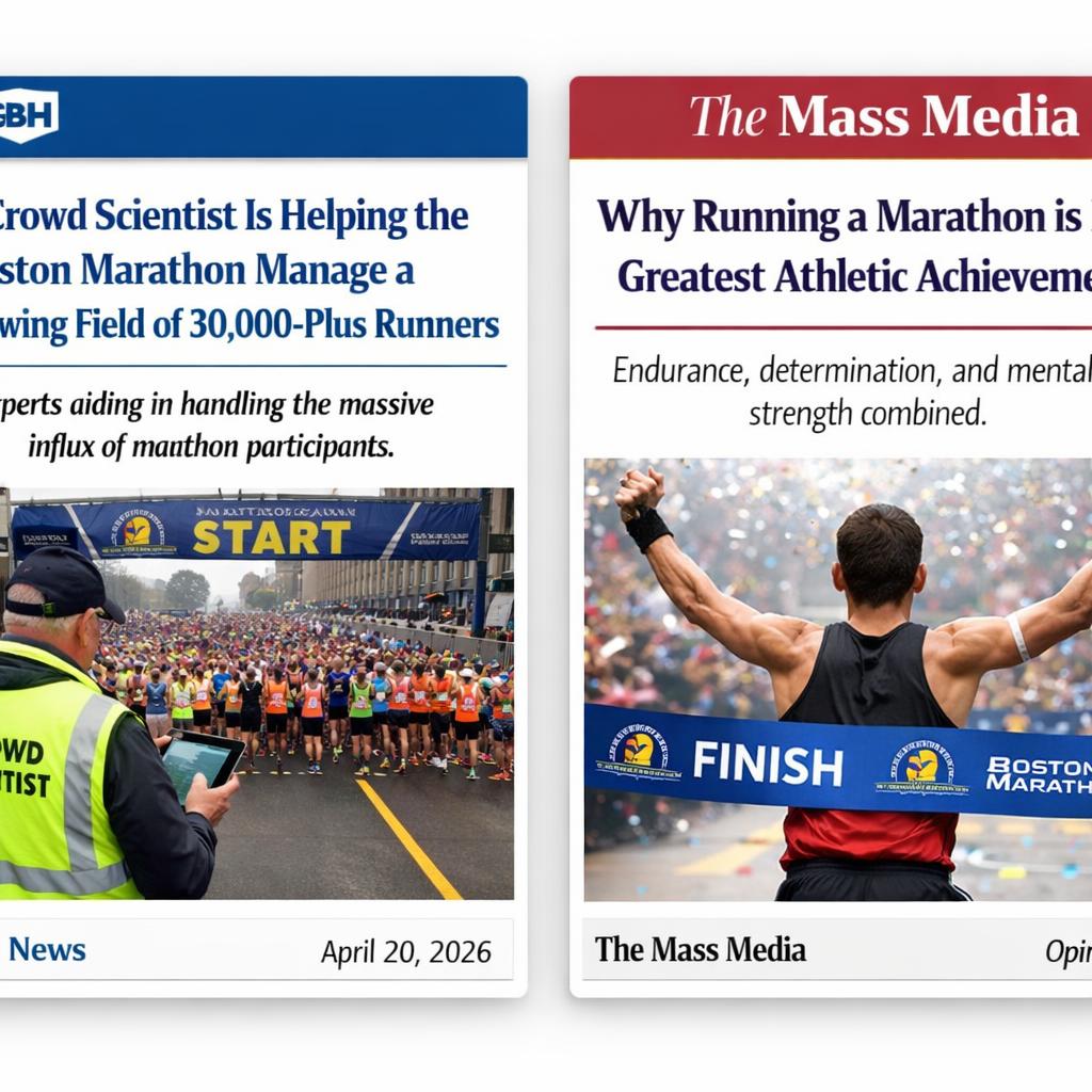 A crowd scientist is helping the Boston Marathon manage a growin Blank Meme Template