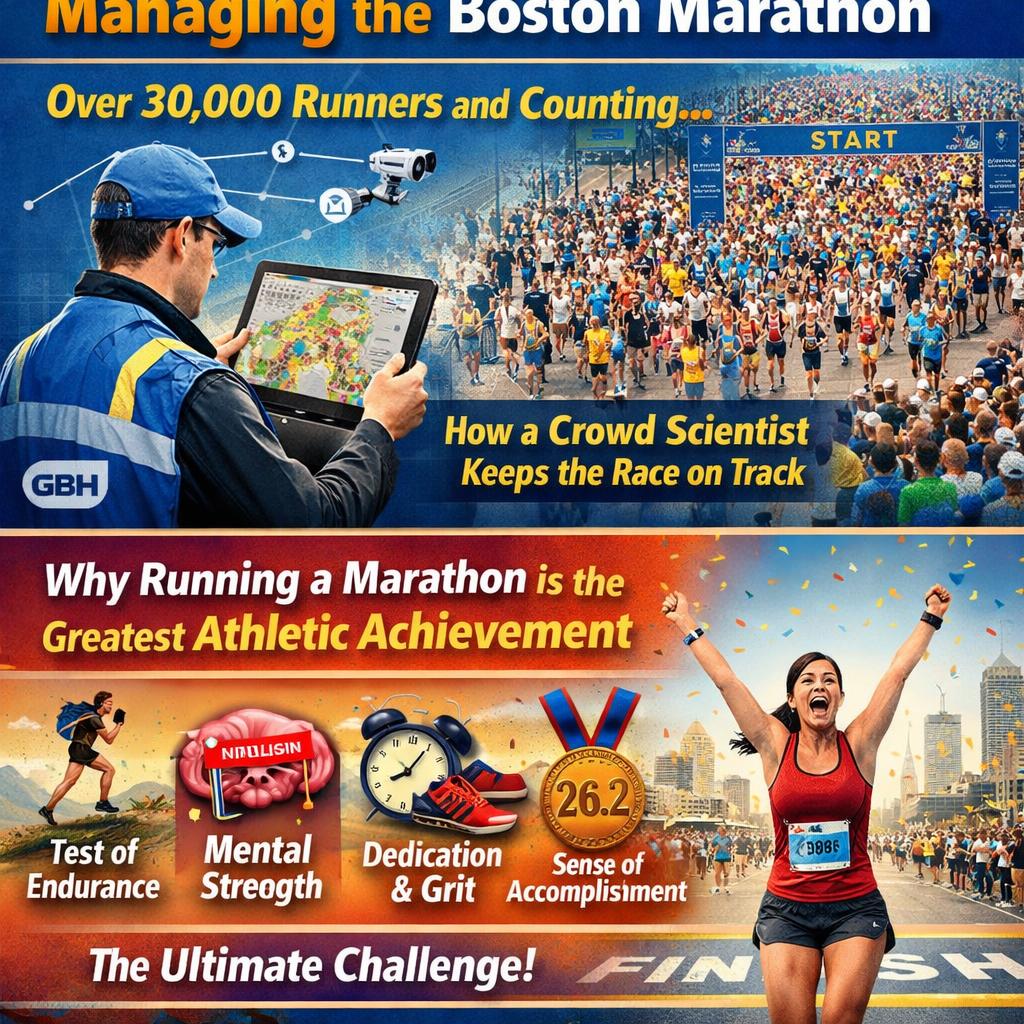 A crowd scientist is helping the Boston Marathon manage a growin Blank Meme Template