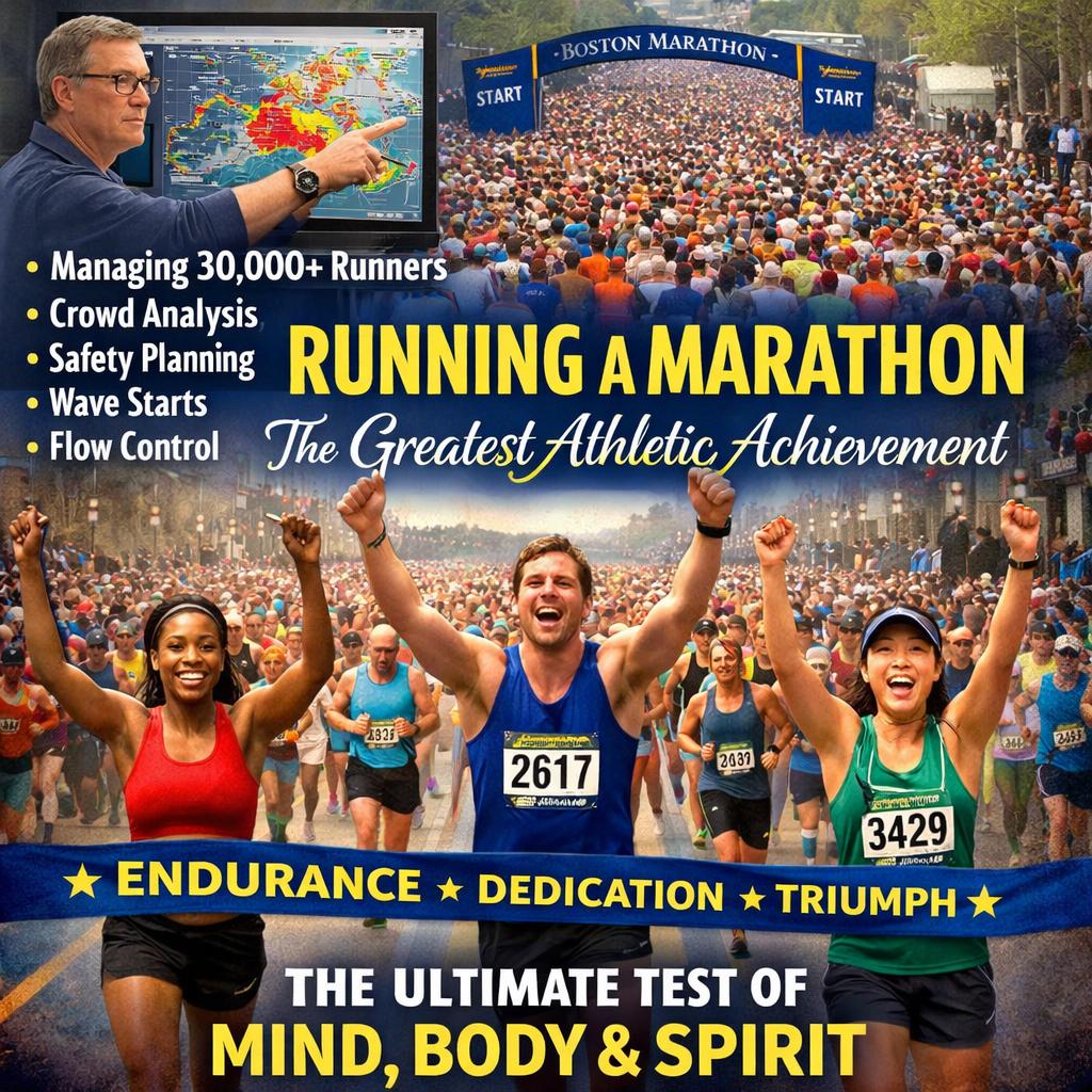 A crowd scientist is helping the Boston Marathon manage a growin Blank Meme Template