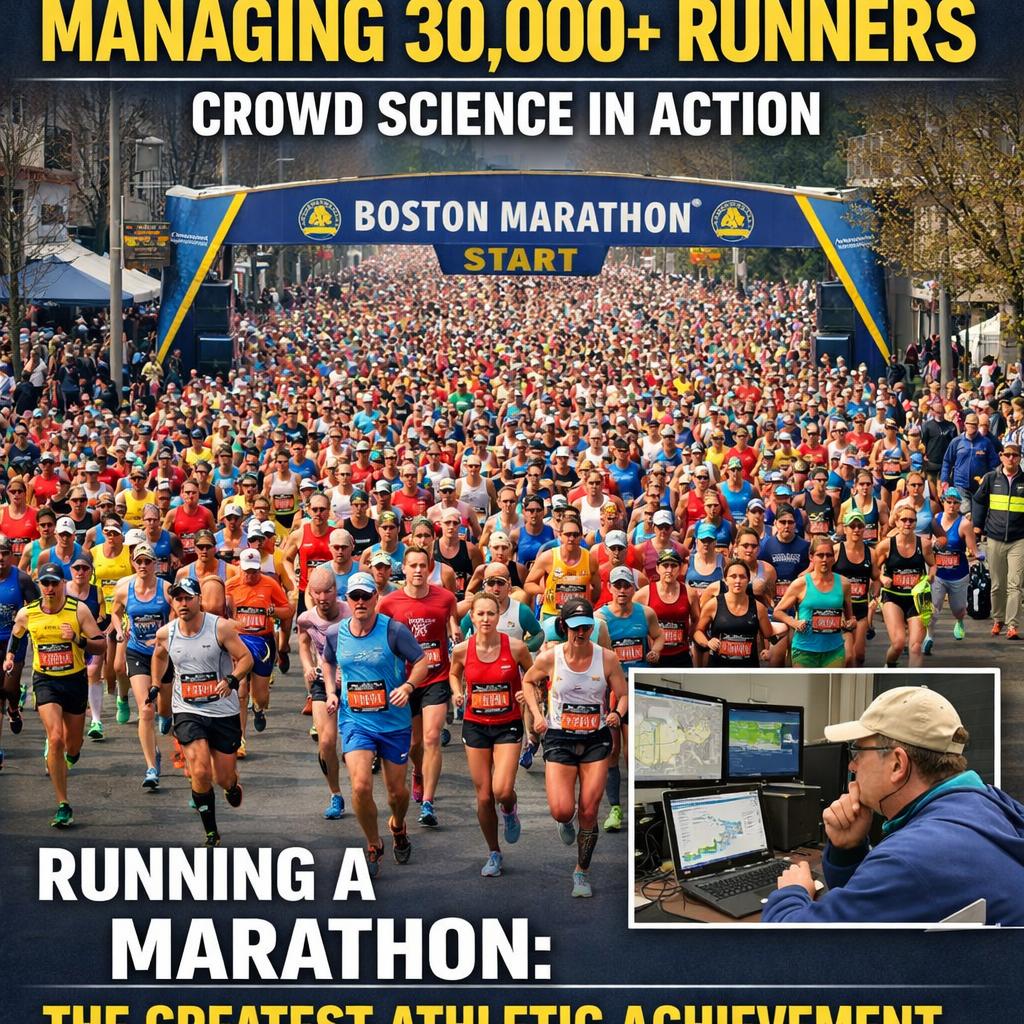 A crowd scientist is helping the Boston Marathon manage a growin Blank Meme Template