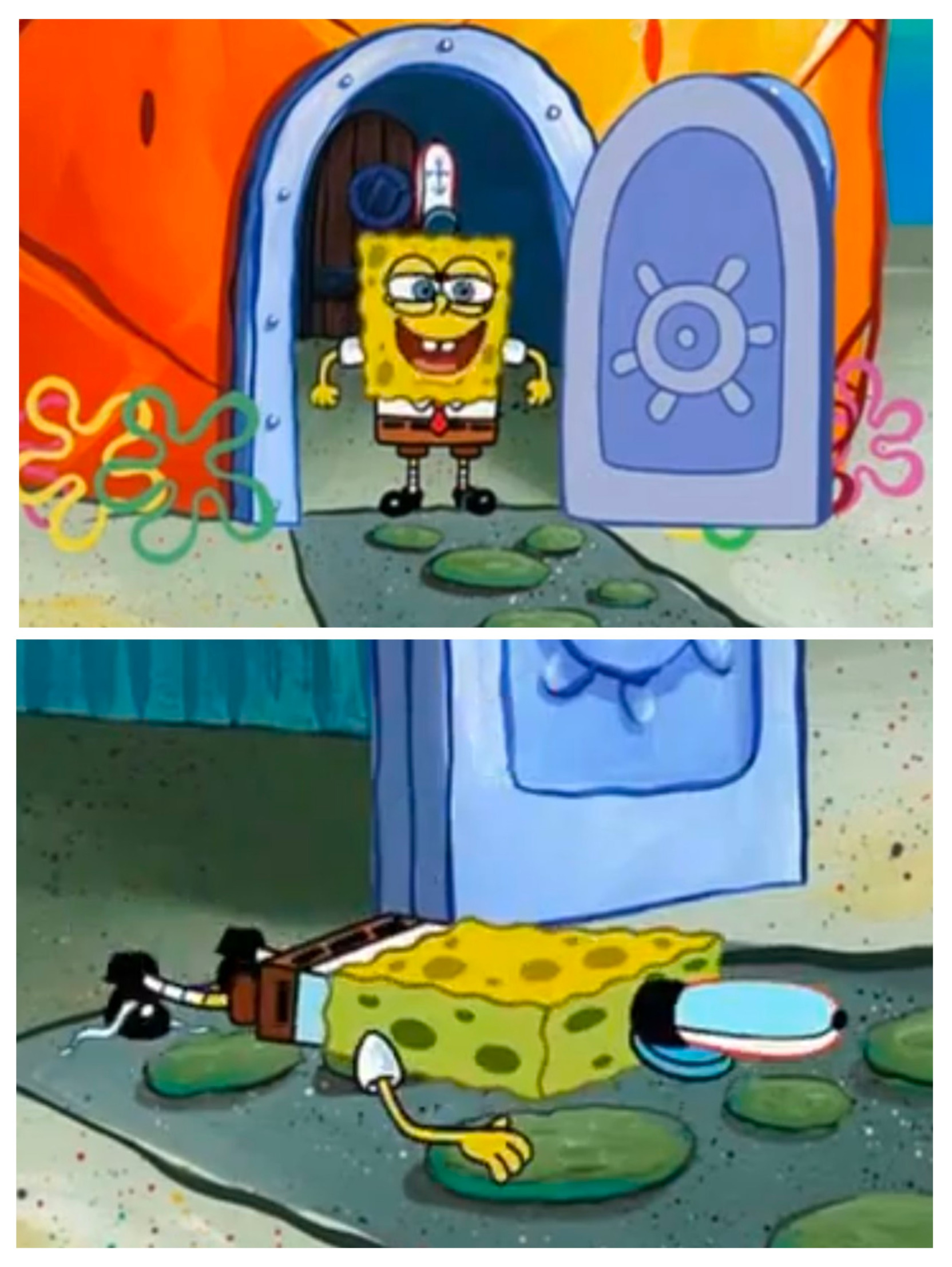 SpongeBob "I'm Ready!" Blank Meme Template