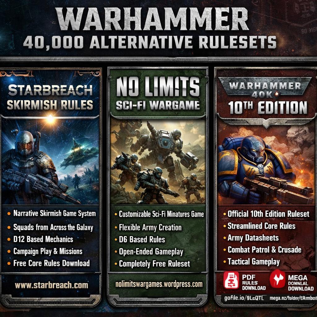 Warhammer 40,000 Alternative rules: https://www.starbreach.com/h Blank Meme Template