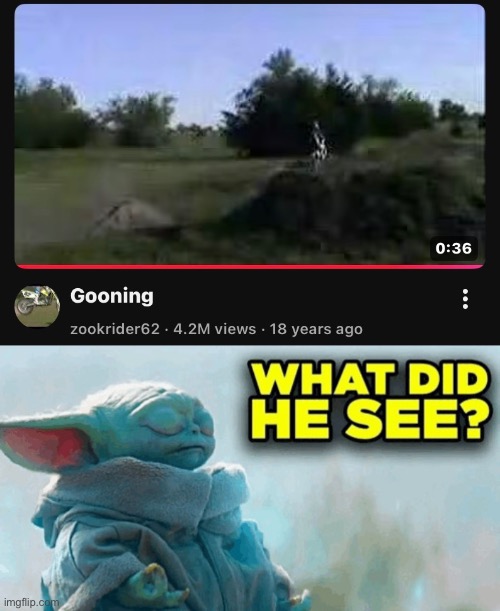 ts is like watching egyptian hylrogryphics predicting wojak | image tagged in baby yoda what did he see,i hate knitters | made w/ Imgflip meme maker