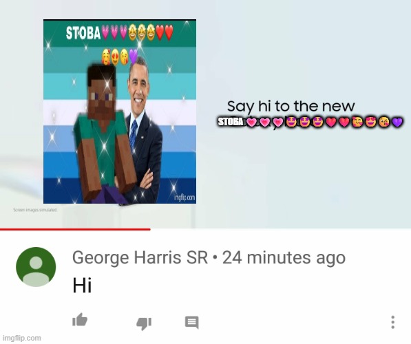 Say hi to the new galaxy note | Stoba 💗💗💗🤩🤩🤩❤️❤️🥰😍😘💜 | image tagged in say hi to the new galaxy note | made w/ Imgflip meme maker