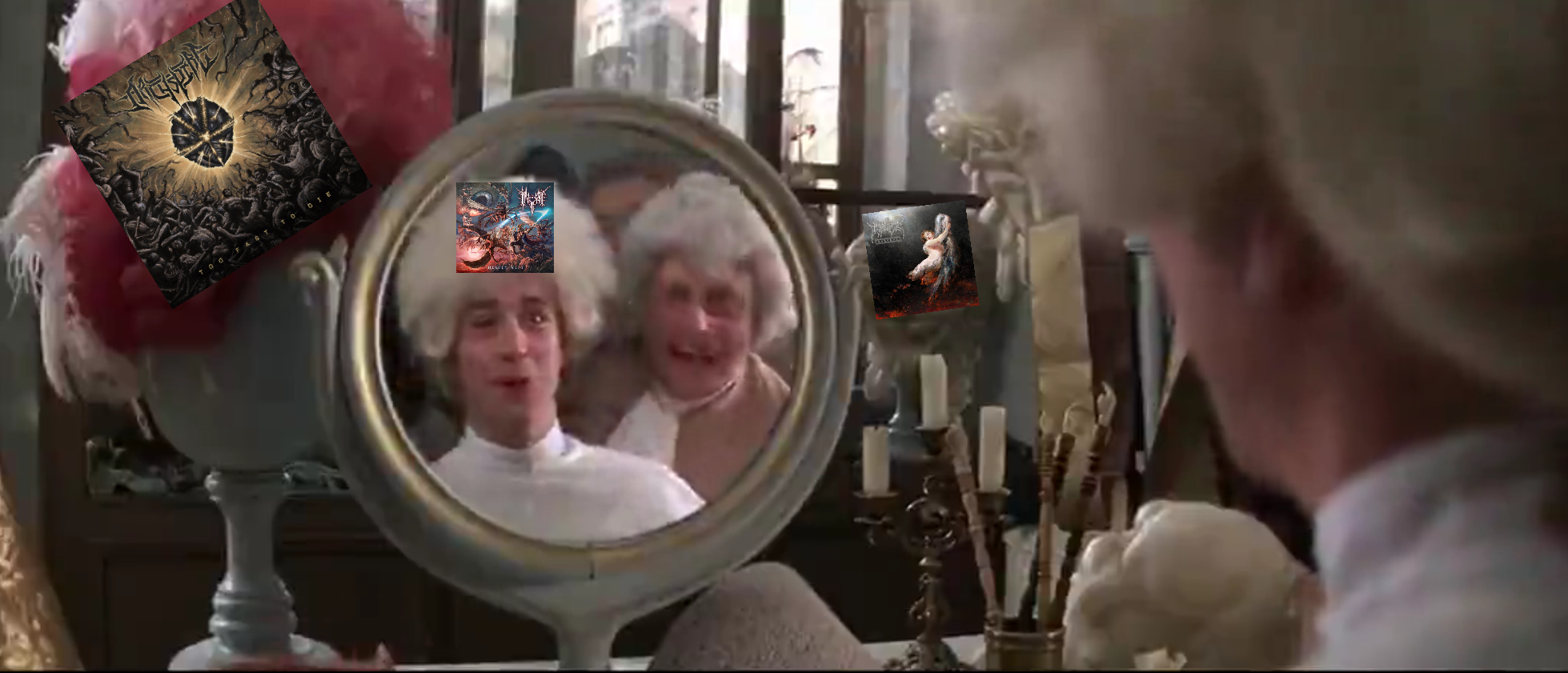 Three Heads Amadeus Blank Meme Template