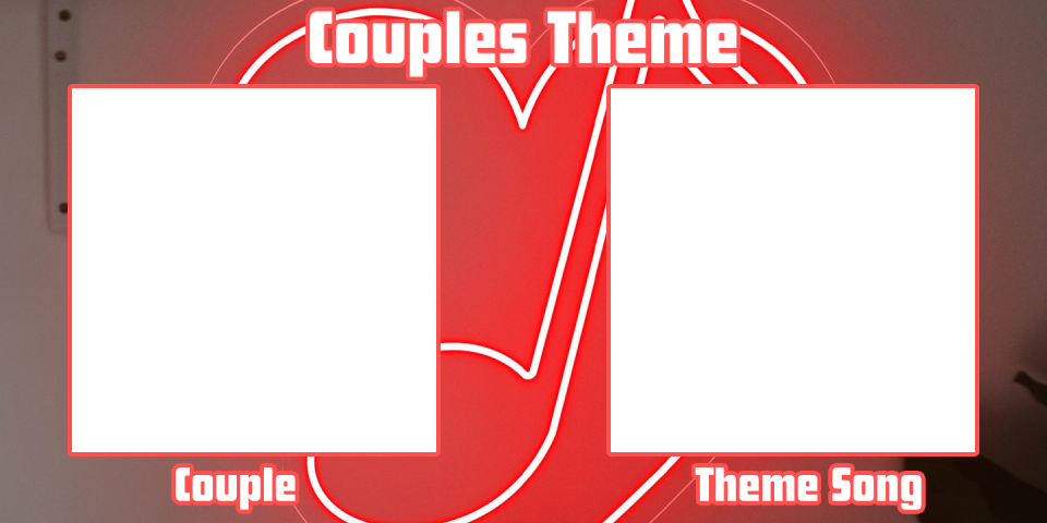 Couple's Theme Blank Meme Template