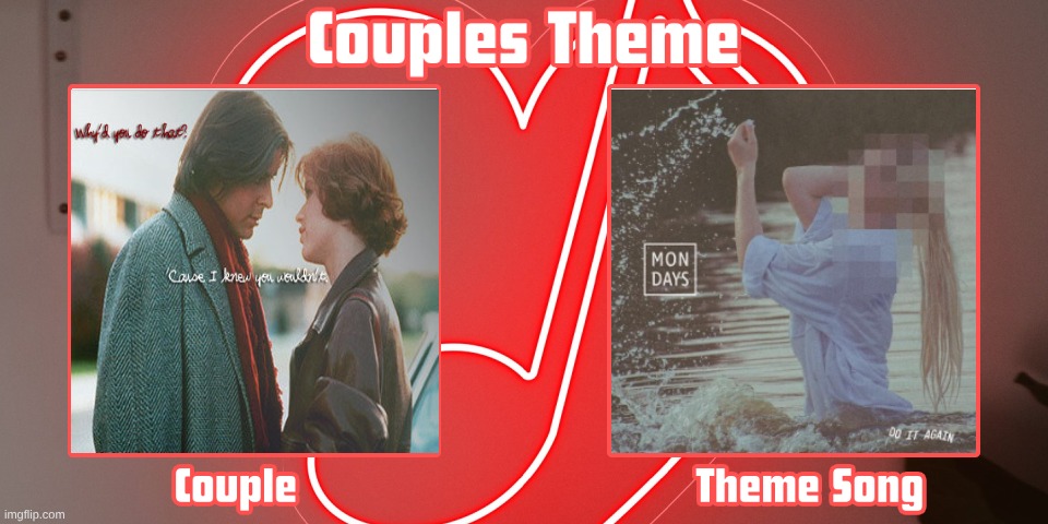 Wherefore Art Thou, Bender? | image tagged in couple's theme,romance,80s | made w/ Imgflip meme maker