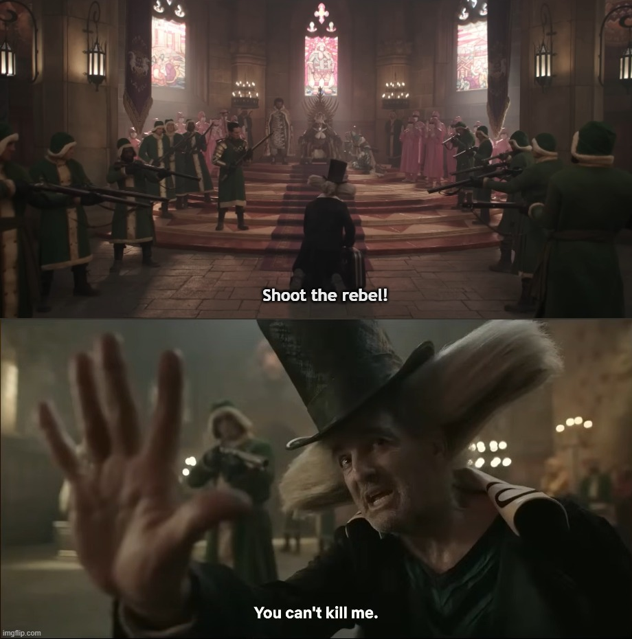 You can't kill me Blank Meme Template