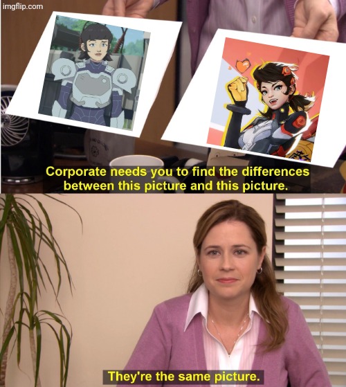 Zoe Thompson looks like Peni Parker... | image tagged in memes,they're the same picture,marvel,invincible,spiderman | made w/ Imgflip meme maker