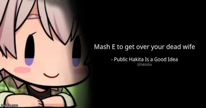 bro made the best work of fiction in history and decided to just be more peak after that, hell yeah | image tagged in maybe-public-hakita-is-not-a-good-idea-v0-q8wmdowtgx2d1 webp | made w/ Imgflip meme maker