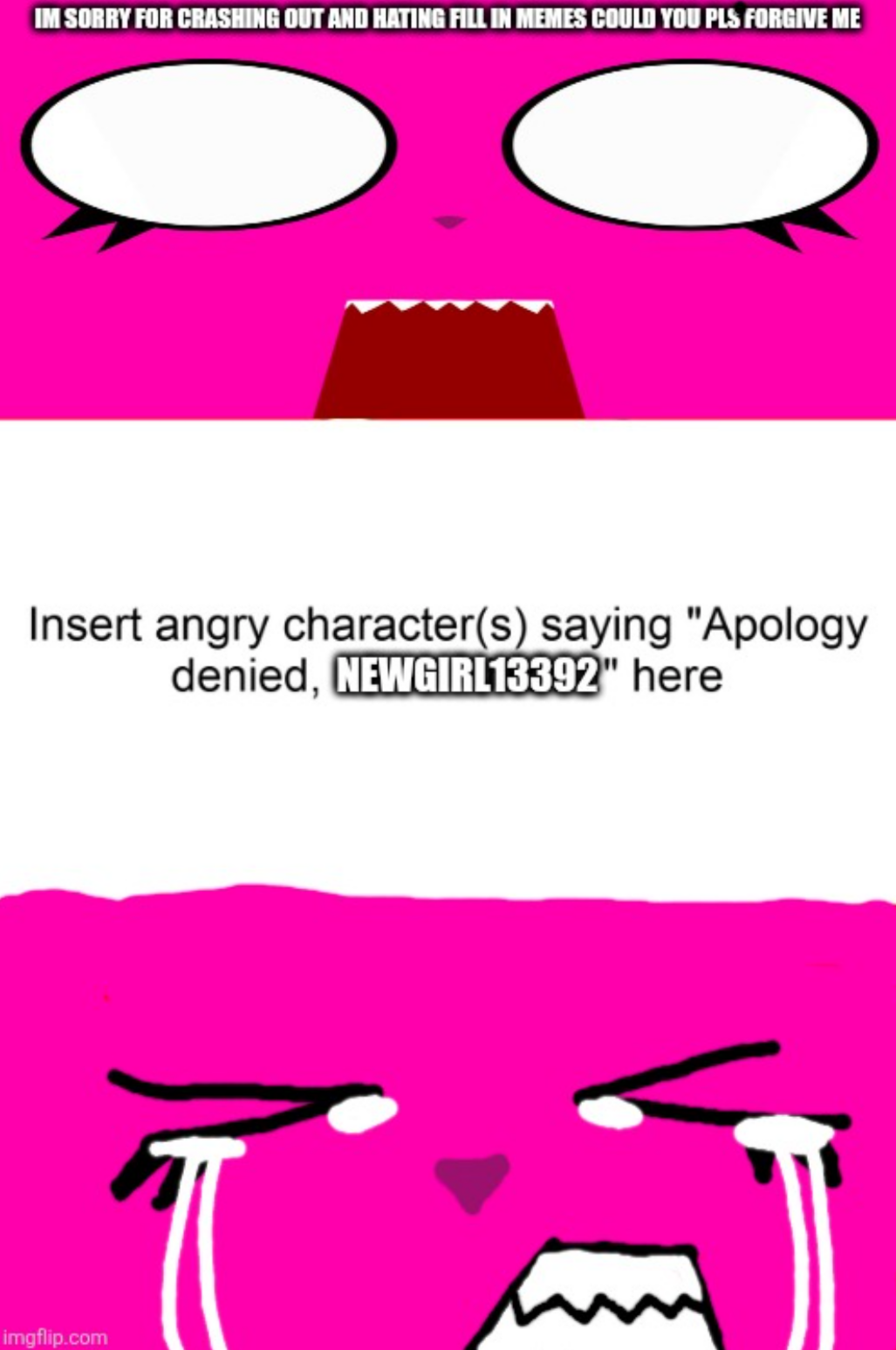 I regret making ts Blank Meme Template