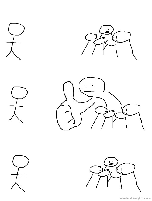 Giant Thumb Guy | image tagged in giant thumb guy | made w/ Imgflip meme maker
