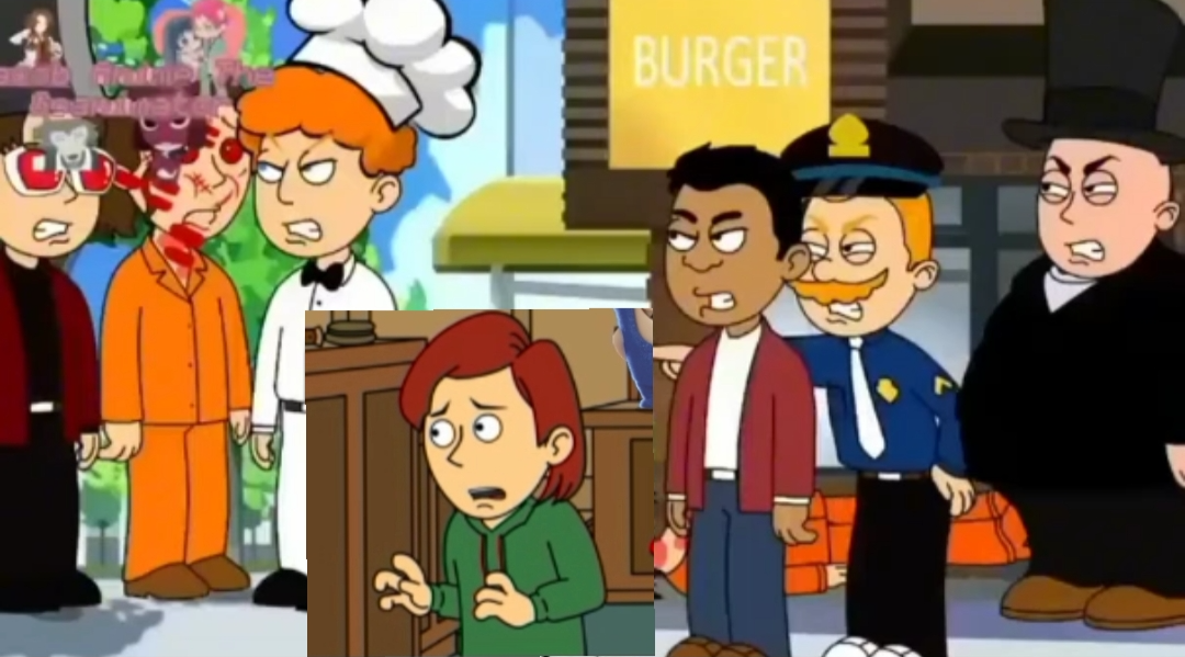 Paperluigi99's boris reaction to caillou's parents gets arrested Blank Meme Template