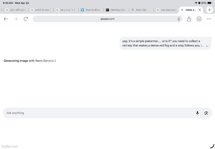 I DID NOT ASK FOR AN IMAGE I WAS DISCRIBING MY LEVEL | image tagged in img_1266 png | made w/ Imgflip meme maker