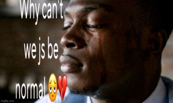 Why can't we js be normal (updated) | image tagged in why can't we js be normal updated | made w/ Imgflip meme maker