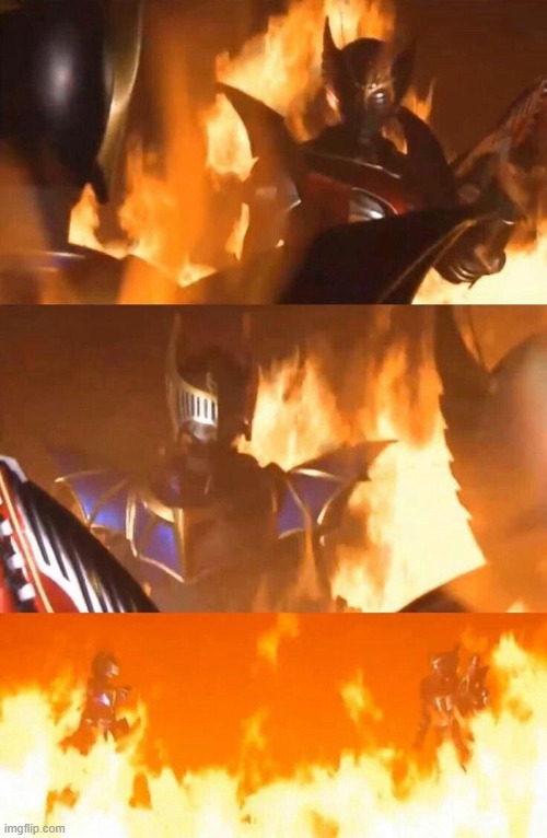 image tagged in kamen rider knight and ryuki survive | made w/ Imgflip meme maker
