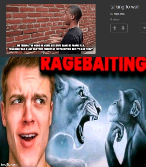 there is no way hes still mad about this bruh | image tagged in ragebaiting | made w/ Imgflip meme maker