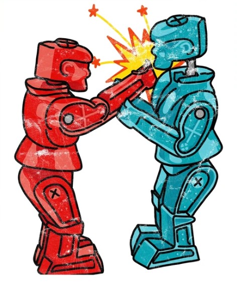 RockEmSockEmRobots Blank Meme Template