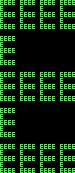 EEEE EEEE EEEE EEEE | image tagged in recursion,green | made w/ Imgflip meme maker