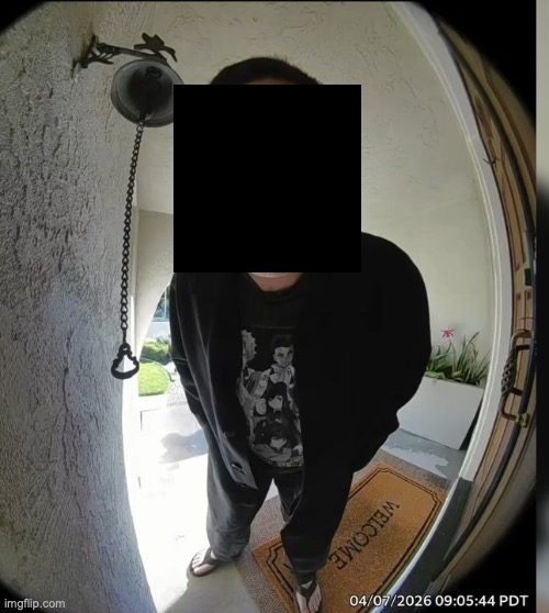 Doorbell Chud | image tagged in doorbell chud | made w/ Imgflip meme maker