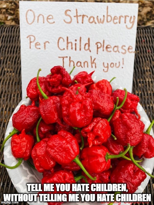 Child Hate | Tell me you hate children, without telling me you hate children | image tagged in unsee juice | made w/ Imgflip meme maker