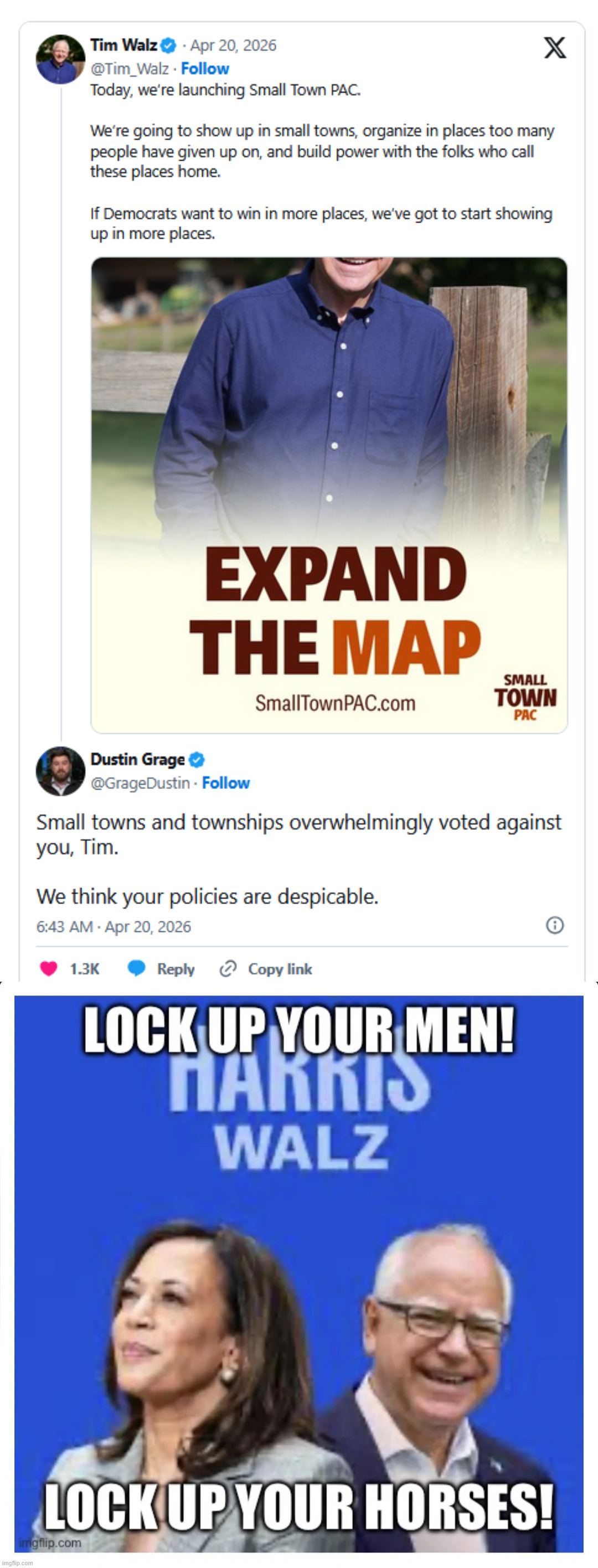 He's back... lock up your horses | image tagged in tampon timmy,genius midterm strategy | made w/ Imgflip meme maker