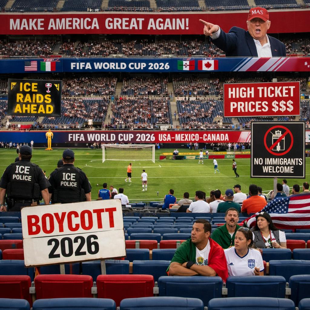 Concerns about low interest in the 2026 World Cup stem from a mi Blank Meme Template