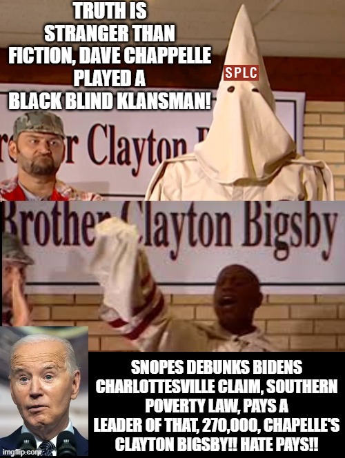 Truth is stranger than fiction, Southern Poverty Law paid their Clayton, 270,000 | image tagged in truth hurts | made w/ Imgflip meme maker