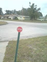 Small Stop Sign Blank Meme Template