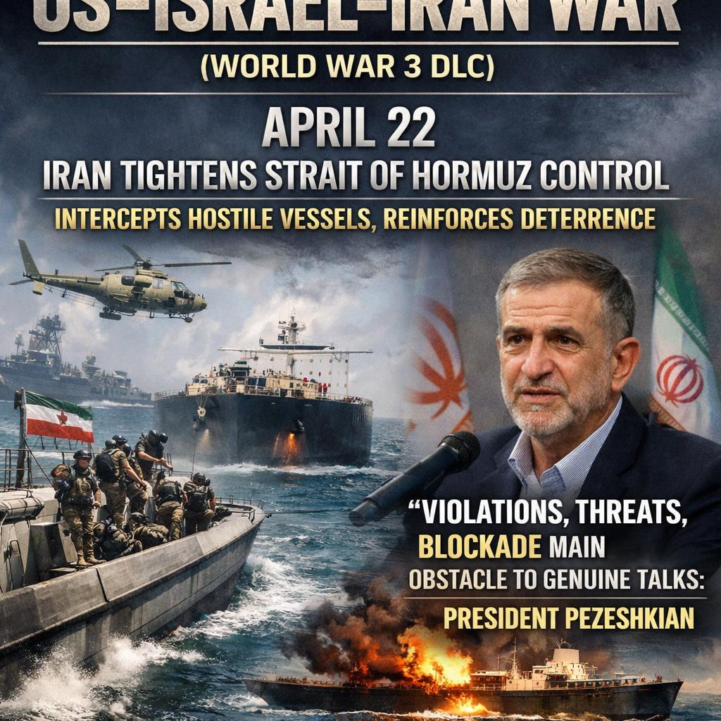 US–Israel–Iran War (World War 3 DLC)  April 22: Iran tightens St Blank Meme Template