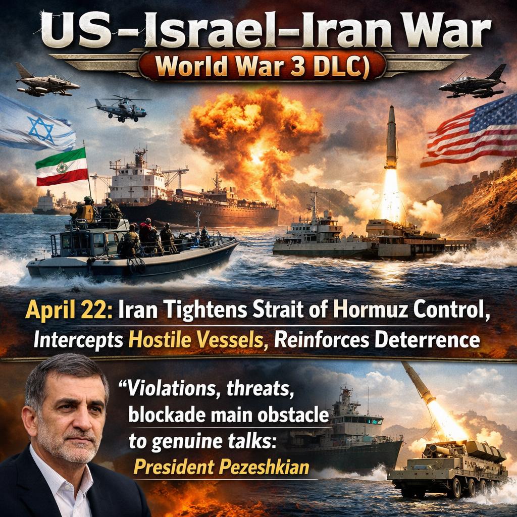 US–Israel–Iran War (World War 3 DLC)  April 22: Iran tightens St Blank Meme Template