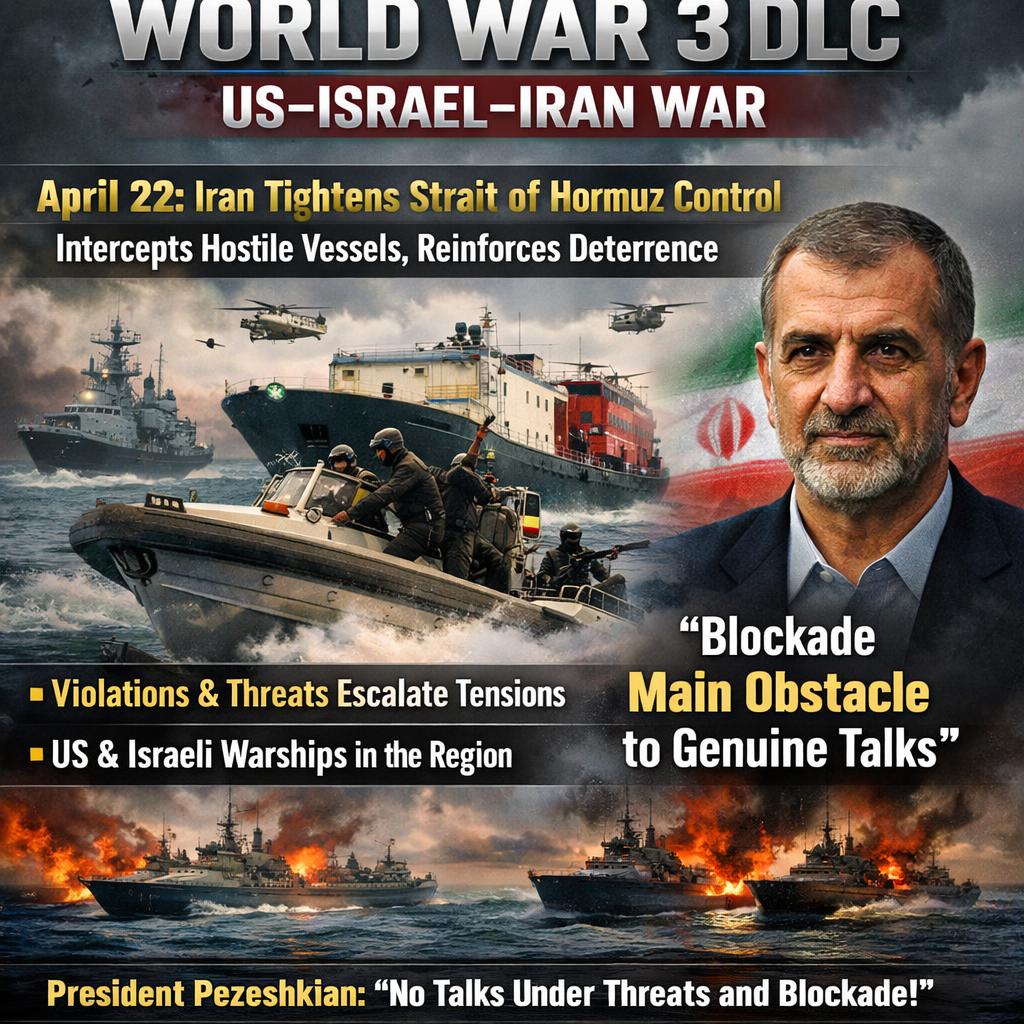 US–Israel–Iran War (World War 3 DLC)  April 22: Iran tightens St Blank Meme Template