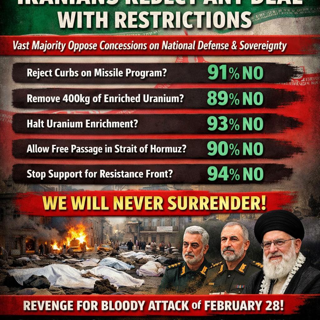 US–Israel–Iran War (World War 3 DLC)  IRIB poll: Vast majority o Blank Meme Template