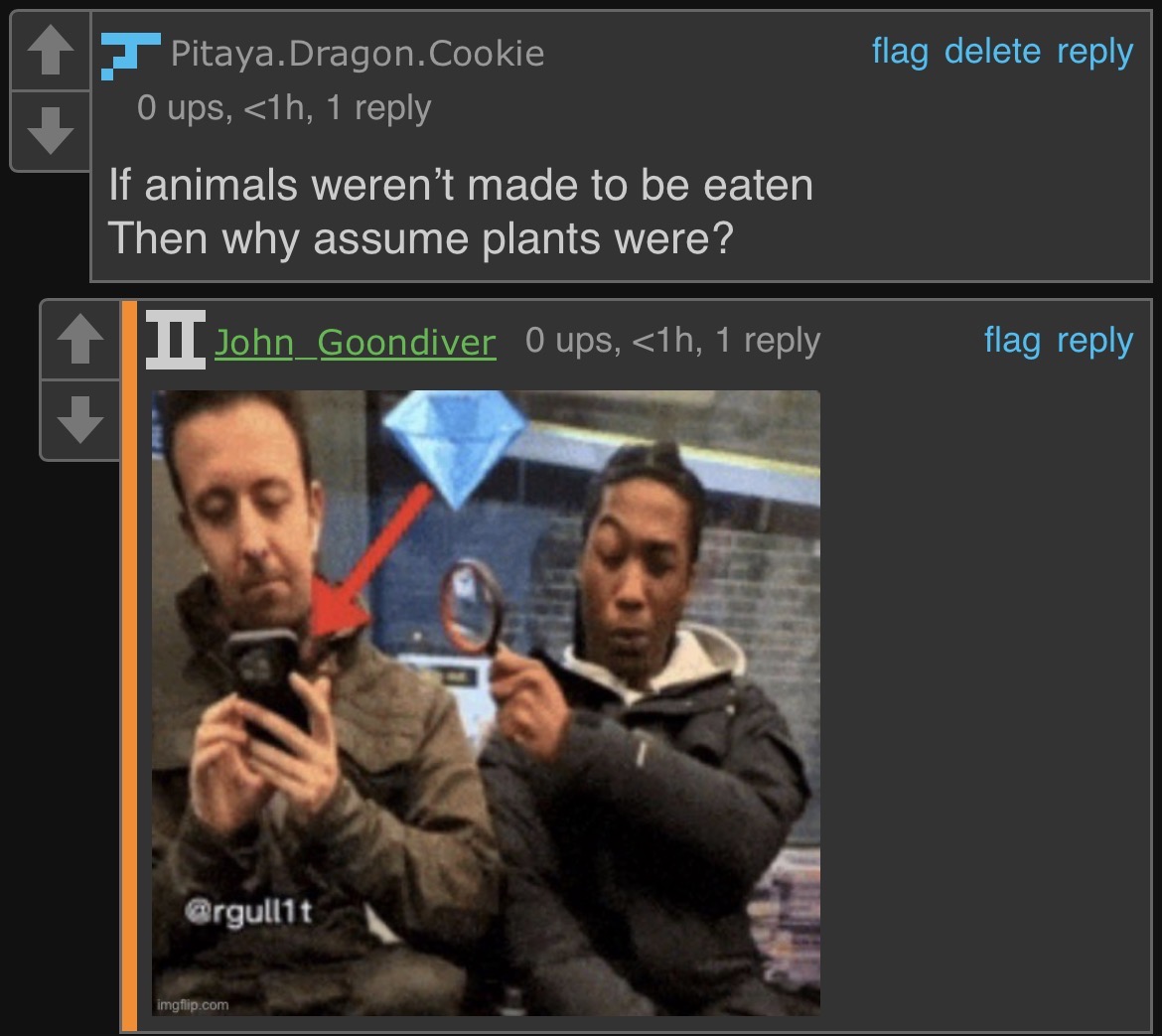 Vegan Argument Blank Meme Template