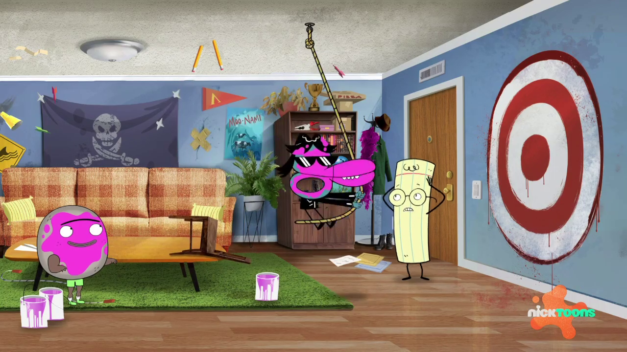 Scissors swinging at a target Blank Meme Template