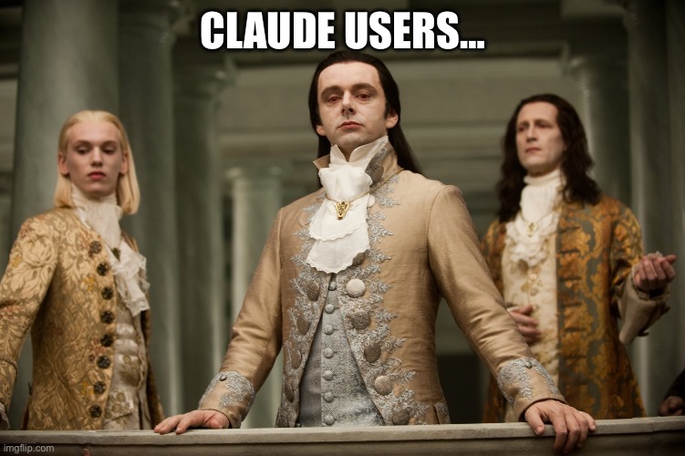 Twilight Aro | Claude users… | image tagged in twilight aro | made w/ Imgflip meme maker