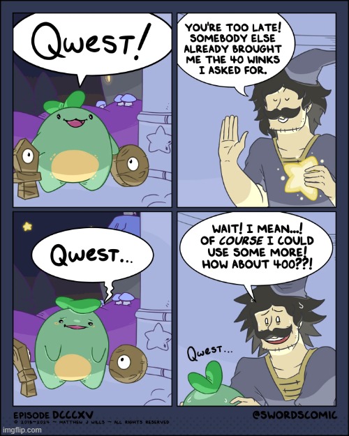 The Winks Quest! | image tagged in swords,sprout,quest,winks,stars,400 | made w/ Imgflip meme maker