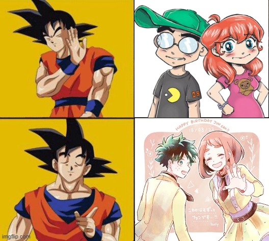 goku drake | image tagged in goku drake,dragon ball z,anime memes,memes,my hero academia,anime | made w/ Imgflip meme maker