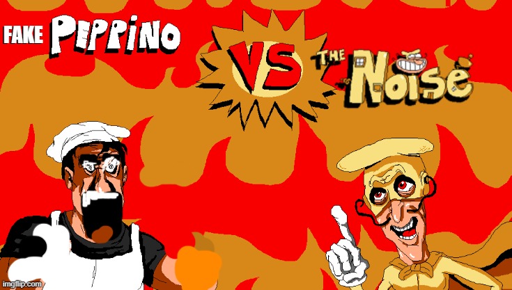peppino fake and noise? | fake; fake | image tagged in peppino vs blank | made w/ Imgflip meme maker