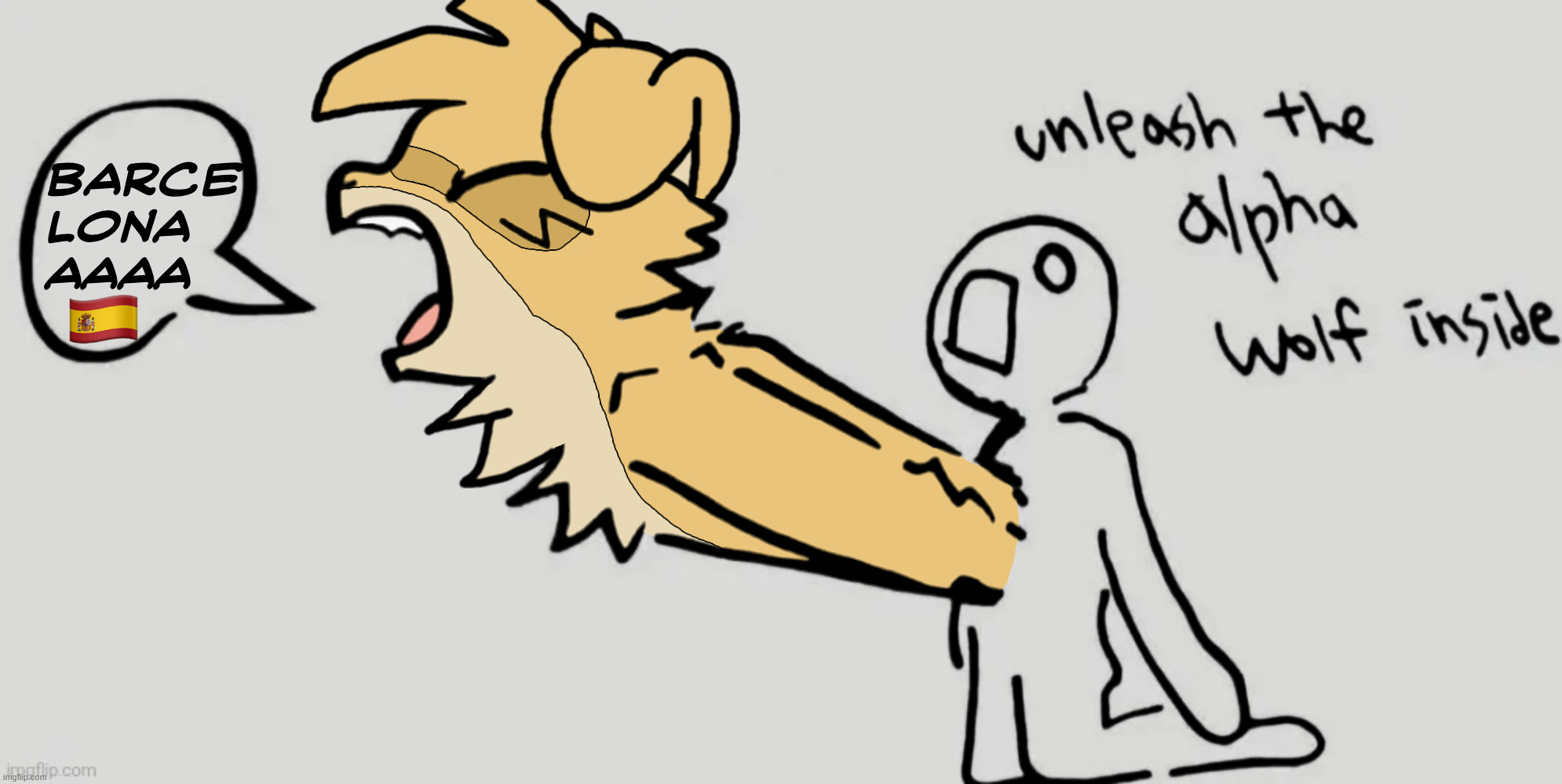 OP: PhilyaKotGames | image tagged in barcelona,housepets,comics,alpha wolf,shitpost,this is canon | made w/ Imgflip meme maker