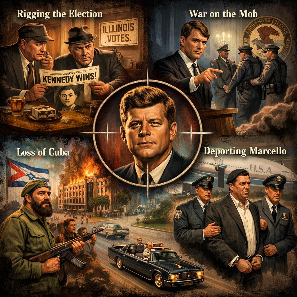 Here is the breakdown of why the Mafia wanted JFK removed: Betra Blank Meme Template