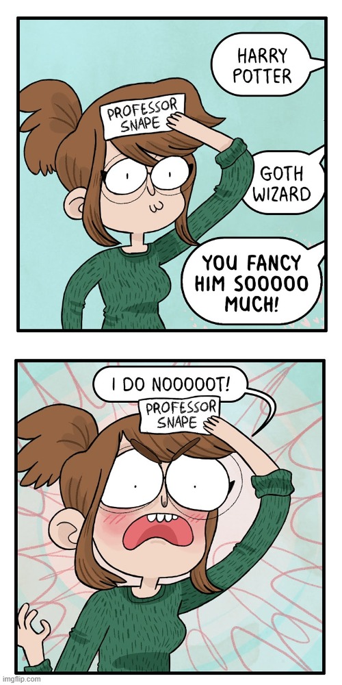 image tagged in guessing game,harry potter,snape,professor snape,crush,haha | made w/ Imgflip meme maker