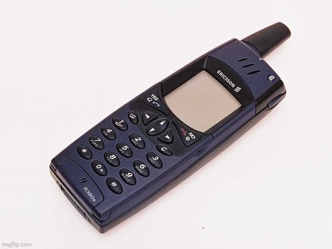 Ericsson R380: First Ever "Smartphone" Released On 2000 | image tagged in ericsson r380,smartphone | made w/ Imgflip meme maker