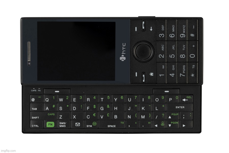 HTC S740: Windows Mobile | image tagged in htc s740,htc | made w/ Imgflip meme maker