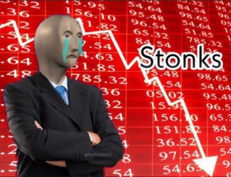 stonks Blank Meme Template