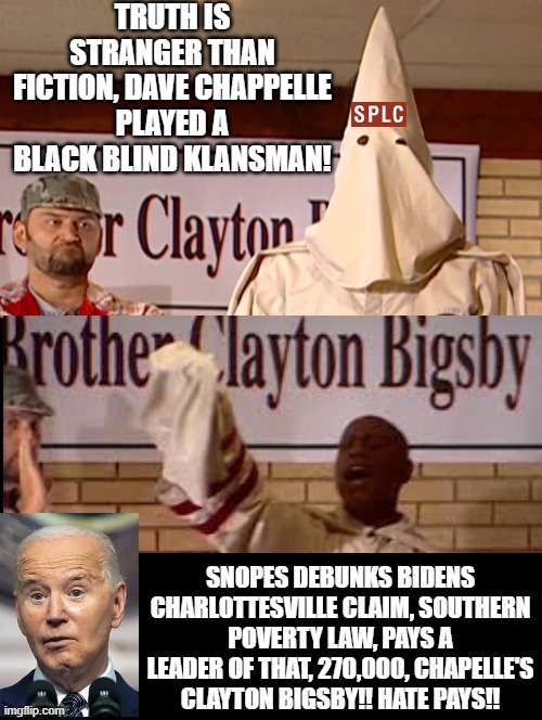 SPLC triples their contributions from stupid democrats by paying hate agitators!! | image tagged in sam elliott special kind of stupid | made w/ Imgflip meme maker
