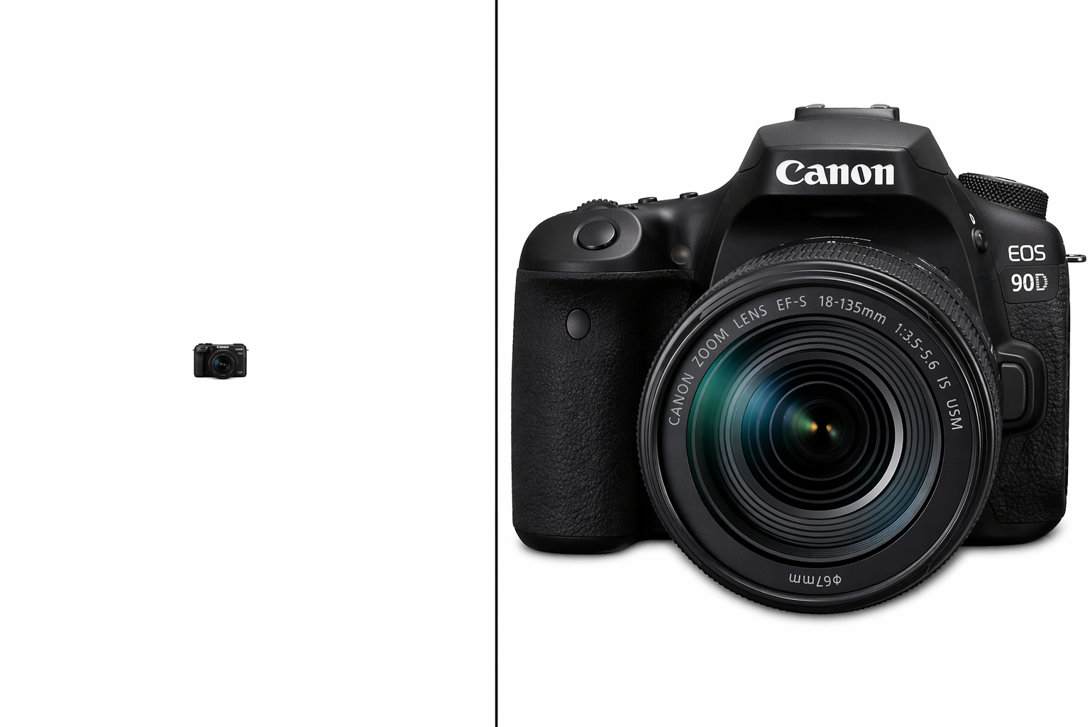 small vs. giant Blank Meme Template