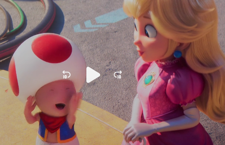 Toad happy, peach above happiness, Blank Meme Template