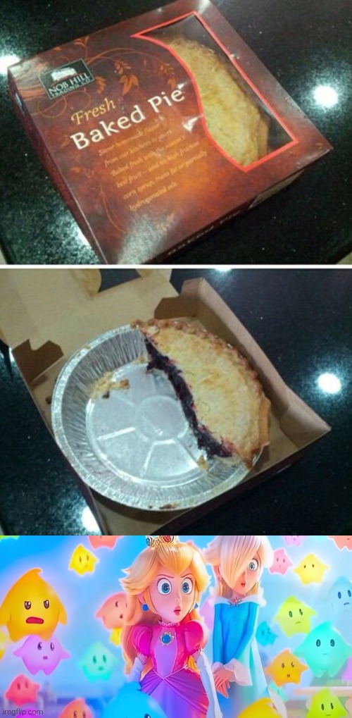 Who eat it!? | image tagged in pie | made w/ Imgflip meme maker
